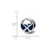 Black Bow Jewelry Sterling Silver Buffalo Sabres NHL Bead Charm - 3 of 4