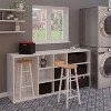 2-Pc Bar Stools; 29"; Natural & White - 2 of 4