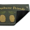 Stupell Industries Welcome Friends Pineapples Printed Outdoor Imitation Sisal Door Mat, design by Darlene Seale - 2 of 4
