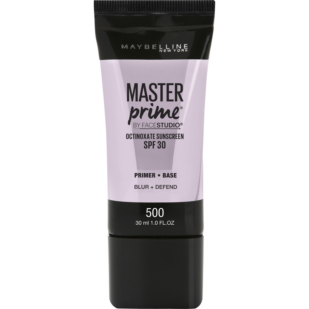 Photos - Other Cosmetics Maybelline MaybellineFace Studio Master Prime Blur + Defend - Lavender - 1 fl oz: Hyd 