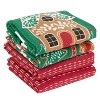John Ritzenthaler Co. 100% Cotton Kitchen Towels Cookie House Absorbent Dish Towels for Drying & Cleaning Soft & Durable (Set of 4) - 2 of 4