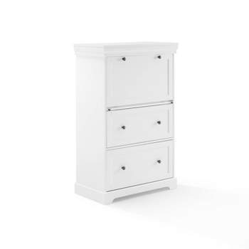 Alena Secretary Desk White - Crosley