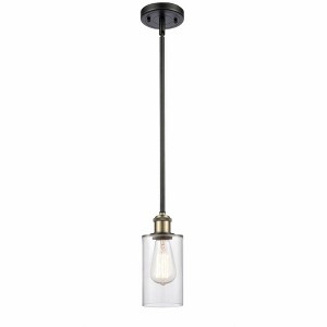 Clymer - 1 Light Mini Pendant In Art Deco Style-10 Inches Tall and 3.88 Inches Wide - 1 of 1