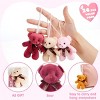 Joyfy 24 Packs Valentine's Day Heart Cards with Plush Toy, Mini Stuffed Animal Plush Toys for Valentines Party Favors, Kids Classroom Exchange Gifts - 3 of 4