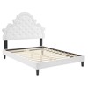 King Gwyneth Tufted Performance Velvet Platform Bed White - Modway - 2 of 3