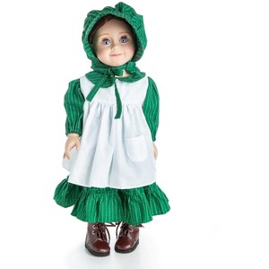 The Queen's Treasures 18 Inch Doll Clothes,3pc Little House Prairie Dress - 1 of 4