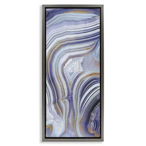 Stupell Industries Agate Crystal Pattern Abstract Design, 15" x 31" - 1 of 4