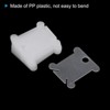 Unique Bargains PP Plastic Reusable Embroidery Floss Bobbins with Thread Clips 100 Pcs - 4 of 4