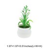 Unique Bargains Realistic Artificial Plants Bell Flower Mini Plastic 1.97"x1.97"x5.51" 1 Pcs - 3 of 4