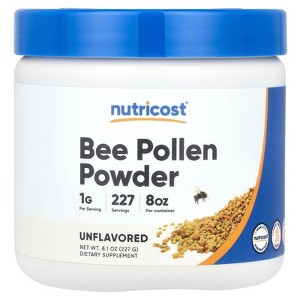 Nutricost Bee Pollen Powder, Unflavored, 8.1 oz (227 g) - 1 of 2