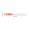 Unique Bargains Dual-Color Glass Multifunctional Nail File Manicure Tool Pink Gradient 4 Pcs - 2 of 4