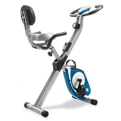 XTERRA Fitness FB350 Folding Exercise Bike - Light Blue