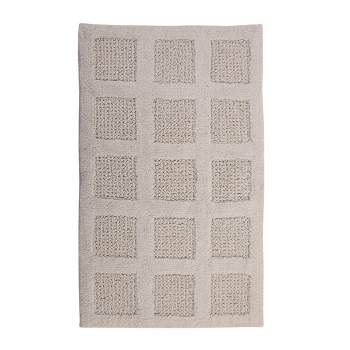 SUSSEXHOME 18 in. x 24 in. Ivory Super-Absorbent Washable Cotton