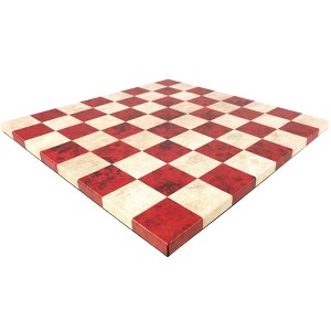 WorldWise Imports Chess Board - 14.5" Faux Leather Chess Board - 1 of 4