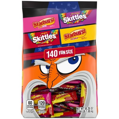 Mars - Skittles Starburst Halloween Variety Bag - 58.26oz/140ct