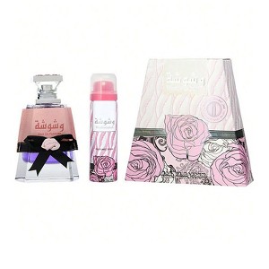 Lattafa Washwashah By Lattafa Unisex Bitter Orange, Pink Raspberry, Amber, French Orange Flower  Eau De Parfum Spray 3.4 Oz & Deodorant 1.6 Oz - 1 of 1