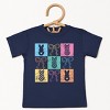The Juniper Shop Checkered Bunny Coquette Distressed Toddler Short Sleeve Tee - 2 of 4