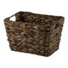 Design Imports Set of 3 Hyacinth Baskets Gray Wash - image 3 of 4