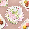Blue Panda BLUE PANDA 150 Pack Pink Floral Paper Napkins, 13x13”, For Bridal Shower, Birthday, Spring Tea Party - 2 of 4