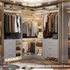 Besiost Corner Closet Organizer with Shelves, Freestanding Closet System - 3 of 4