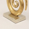 TopComfy Decorative Object Tabletop Globe on Aluminum Stand for Elegant Home or Office Decor, Gold, 8.5"*3"*10" - 3 of 4