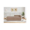 Meridian Furniture,Kennedy Faux Shearling Teddy Fabric Bench - 2 of 4