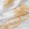 RT Designers Collection Bianca Embroidered Stylish Shower Curtain 70" x 72" Yellow - 3 of 4