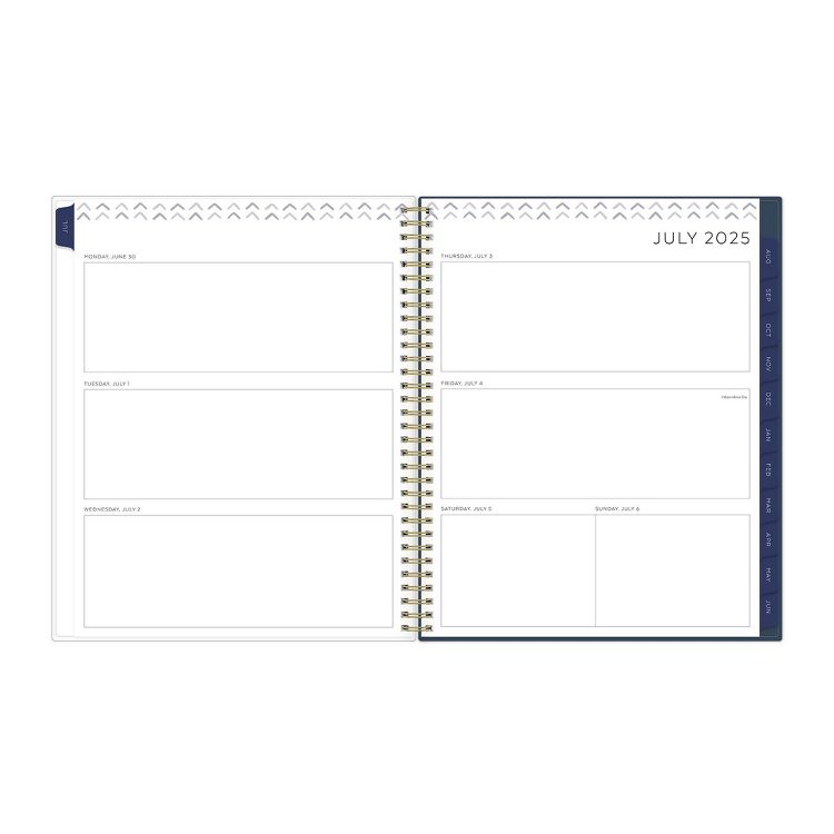 Blue Sky 8.5&#34;x11&#34; Yao Cheng 2025-2026 Weekly/Monthly Wirebound Planner Clear Cover Anemones Multi, 5 of 13