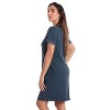 Just Love Short Sleeve Nightgown for Women – Cozy, Lightweight Sleepwear with Classic Design - 2 of 3