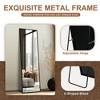 Aoibox Full Length Mirror with Aluminium Frame for Wall or Floor, Large Standing Mirror for Bedroom, Bathroom, Living Room - 4 of 4