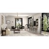 FUFU&GAGA Large Entertainment Center Tempered Glass Door Storage Cabinet Modular TV Console Gray - 4 of 4