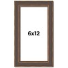 PosterPalooza | Panoramic Elegant Brown Picture Frame - UV Acrylic, Foam Board Backing, Hanging Hardware - 2 of 4