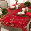 Fall Decor Table Runner, Christmas Table Runner, Red Fall Decorations with Christmas Tree & Stars For Home & Christmas Decorations - 2 of 2