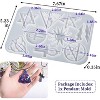 JDICTION Silicone Keychain Jewelry Pendant Molds - Punk Star/Sun Resin Molds for Epoxy/Polymer Clay DIY Home Decor - 3 of 4