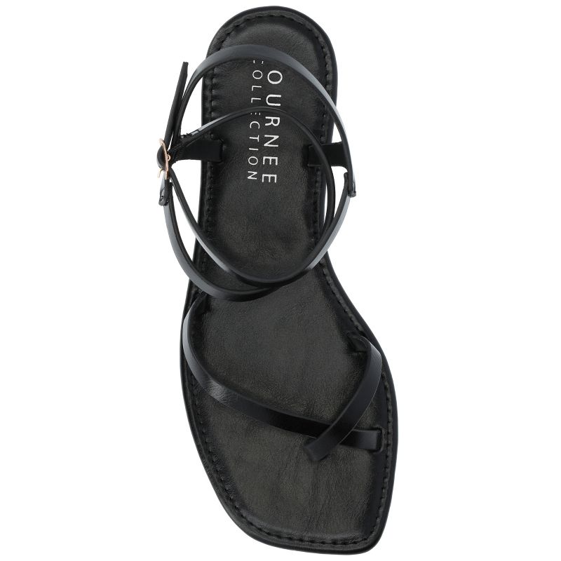 Journee Collection Womens Charra Tru Comfort Foam Buckle Flat Sandals, 4 of 10