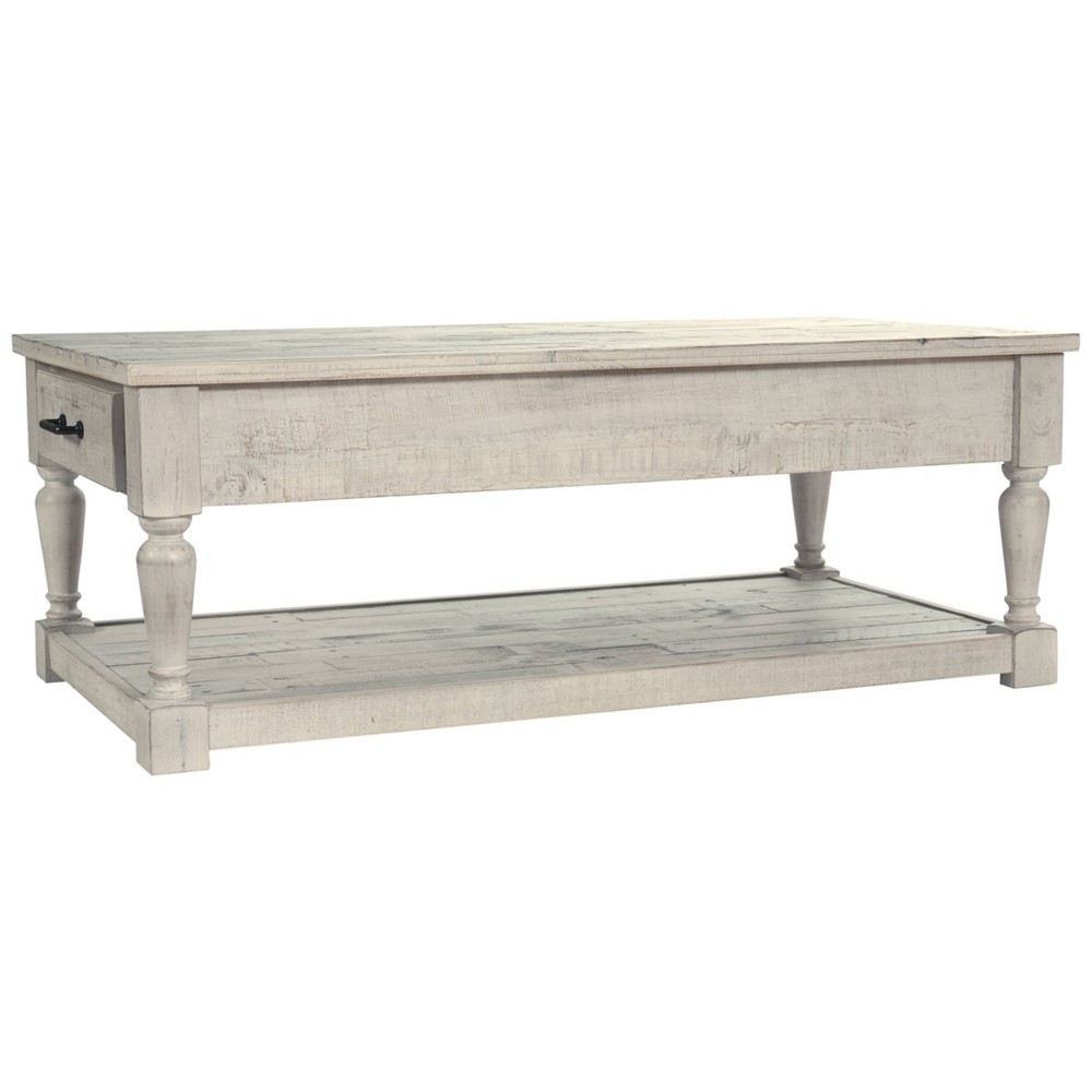 Photos - Coffee Table Ashley Shawnalore Rectangular Cocktail Table White Wash - Signature Design by Ash 
