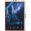 Trends International Star Wars: Jedha - Where It All Began by Russell Walks Framed Wall Poster Prints - 3 of 4