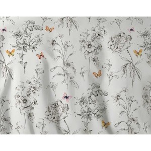 Pointehaven 300 Thread Count 100% Combed Cotton Digital Printed Sateen Duvet Set - 1 of 2
