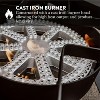 GasOne 200K BTU Propane Burner Heavy-Duty Outdoor Burner with Adjustable 0-20Psi Regulator and Steel Braided Hose for Home Brewing, Turkey Fry - 4 of 4