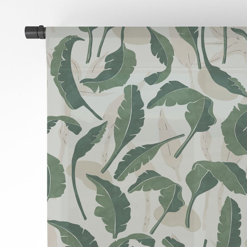 Marta Barragan Camarasa Simple tropical nature G Single Panel Sheer Window Curtain - Deny Designs, 4 of 7