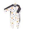Hudson Baby Infant Boys Cotton Snap Sleep and Play 2pk, Space - 2 of 4