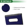 Unique Bargains Universal Car Tissue Holder Sun Visor Holder Cover Car Backseat Extra Large Tissue Organization Faux Leather Black Blue - 3 of 4