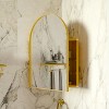 KTMBDW Farmhouse Metal Framed Recessed Bathroom Medicine Cabinet with Beveled Mirror Bathroom Medicine Cabinet - 2 of 4