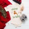 The Juniper Shop Shine Bright Deer Baby Bodysuit - 2 of 2