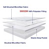 SUBRTEX Home Premium Mattress Pad - Extra Thick, 8-21" Deep Pocket, Soft Cooling Protector - 4 of 4