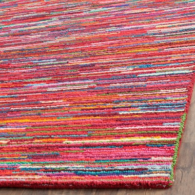 Nantucket Pink and Multicolor Hand-Tufted Cotton 10' x 14' Area Rug