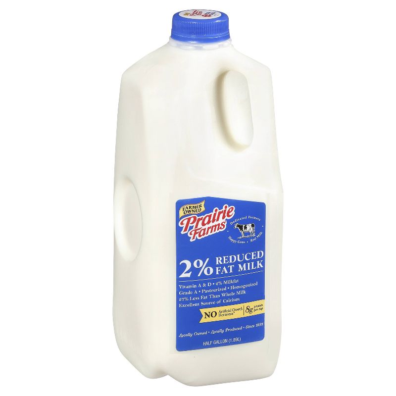 Prairie Farms 2% Milk - 0.5gal, 2 of 4