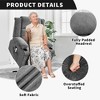 Wide Electric Power Lift Recliner Chair, Massage Sofa Chair with Heat for Elderly, Remote Control, 3 Positions, 2 Cup Holders, Side Pocket, USB Port - 4 of 4