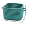 Colonial Mills Simply Home Shelf Square Storage - Turquoise 12"x12"x9" 100% Polypropylene Square - 2 of 2