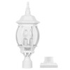 LamQee Outdoor Post Light Fixture with 3 in Pier Mount Base, Waterproof Lamp Post Pole Lights Outdoor for Garden - 3 of 4